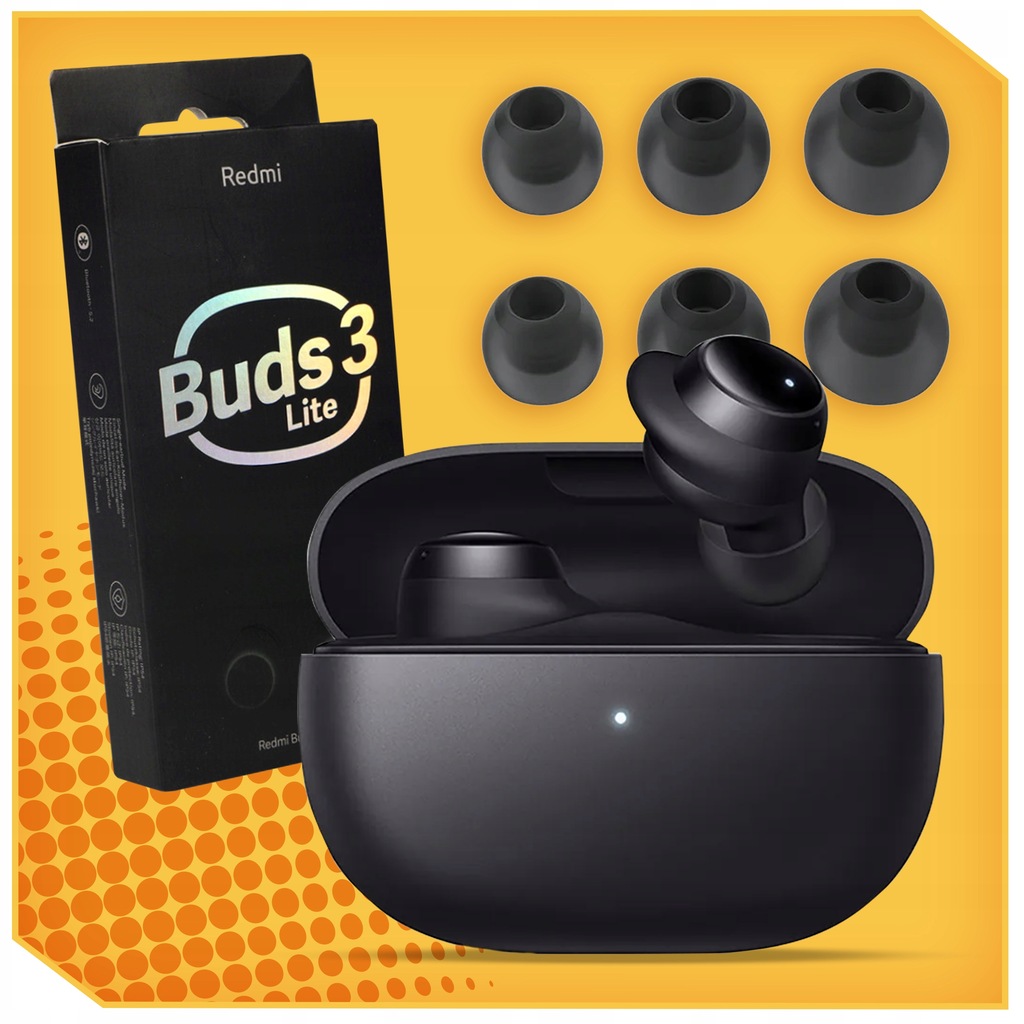 SŁUCHAWKI DOUSZNE XIAOMI REDMI BUDS 3 LITE BLUETOOTH DO BIEGANIA SPORTOWE EAN (GTIN) 5706487261891